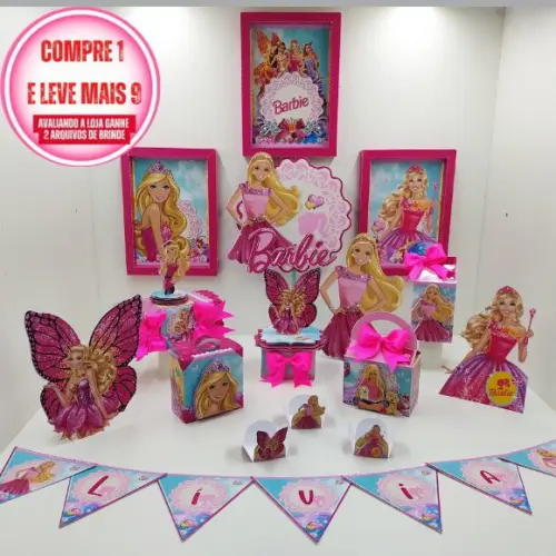 Arquivo de corte Barbie Sereia STUDIO, PDF E PNG COD:1516