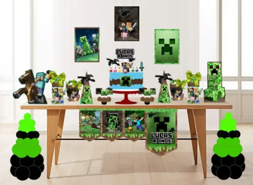 Arquivo de corte Minecraft STUDIO e PDF- COD.: 1398