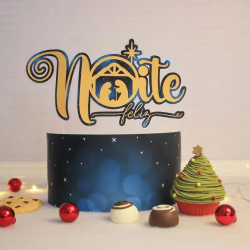 Arquivo de corte Topo de Bolo Natal STUDIO- COD.:1430