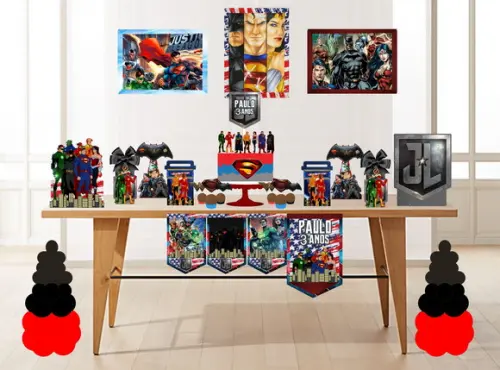 Arquivo de corte Liga da Justiça STUDIO e PDF COD:.1395