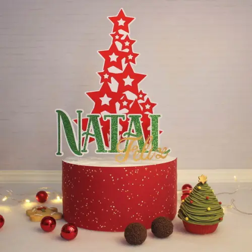 Arquivo de corte Topo de Bolo Natal STUDIO- COD.:1419
