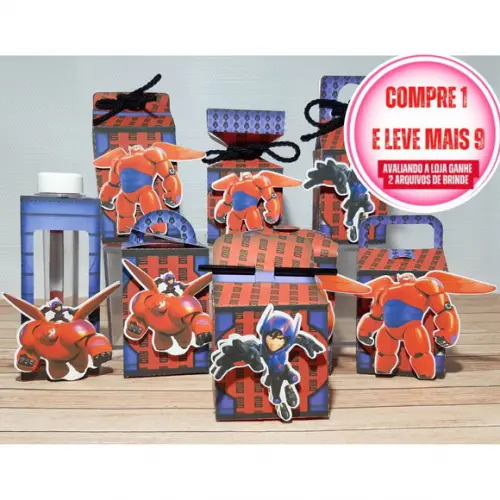 Arquivo de corte Big Hero STUDIO e PDF - COD.:1330