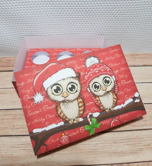 Arquivo de corte Caixa 6 Doces Natal STUDIO COD:.1311