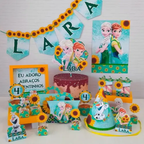 Arquivo de corte Kit só um bolinho Frozen - COD.: 1010