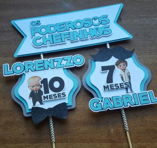 Arquivo de corte Topo de Bolo Poderoso Chefinho COD:. 657