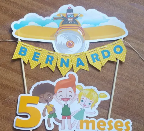 Arquivo de corte Topo de Bolo Mundo Bita - COD.: 645