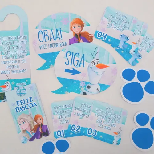 Arquivo de corte Caça aos Ovos Frozen COD.: 610