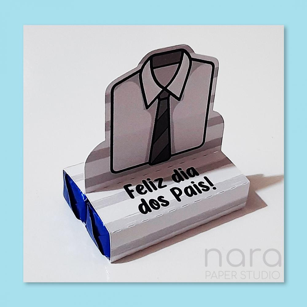 Porta Bis Duplo Dia dos Pais Camisa Social Personalizado