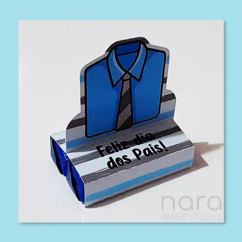 Porta Bis Duplo Dia dos Pais Camisa Social Personalizado