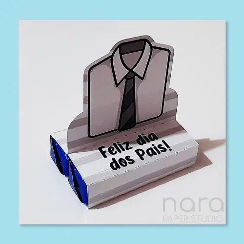 Porta Bis Duplo Dia dos Pais Camisa Social Personalizado