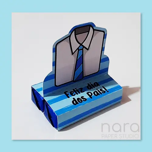 Porta Bis Duplo Dia dos Pais Camisa Social Personalizado