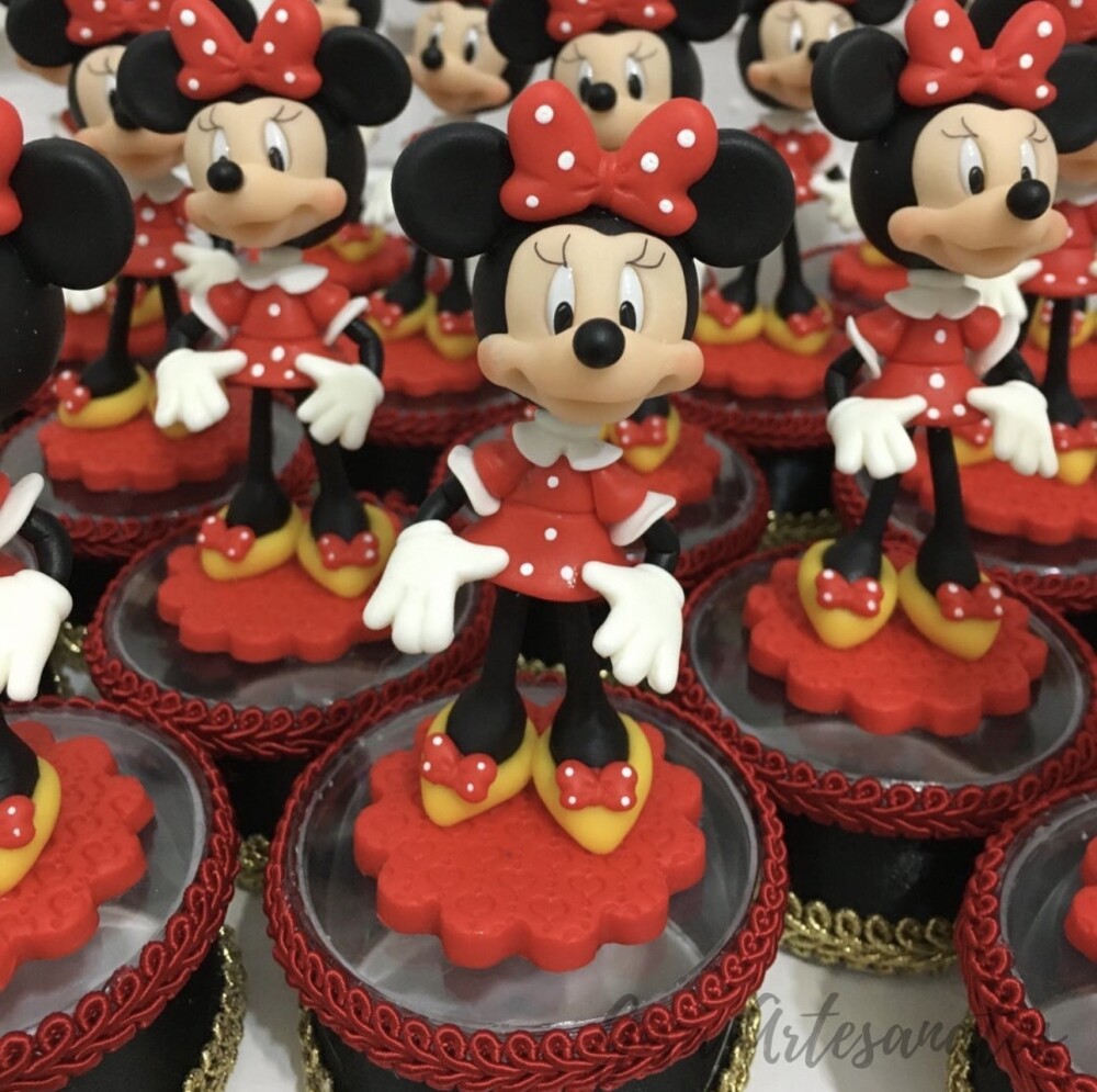 Lembrancinha luxo Minnie vermelha
