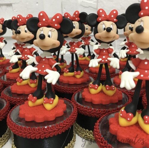 Lembrancinha luxo Minnie vermelha