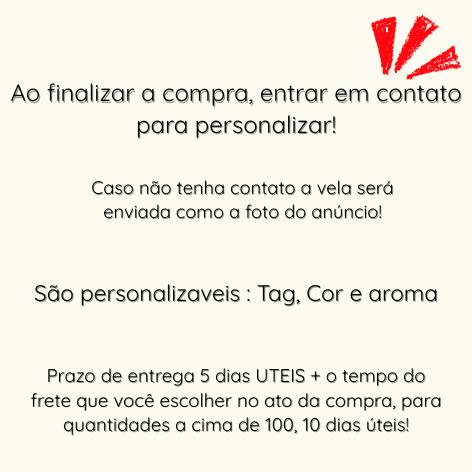 Vela Margarida pra lembrancinha