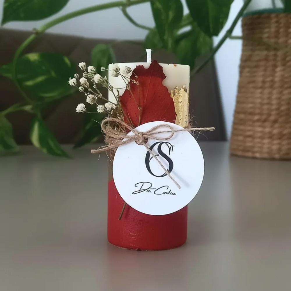 Vela concreto para lembrancinha
