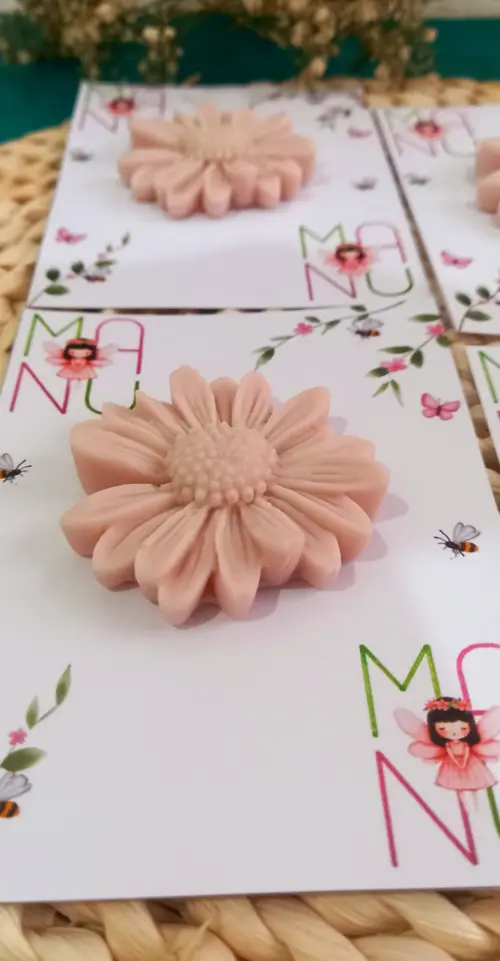 Vela Margarida no Cartão Lembrancinha