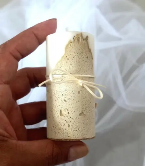 Vela Base Concreto Lembrancinha