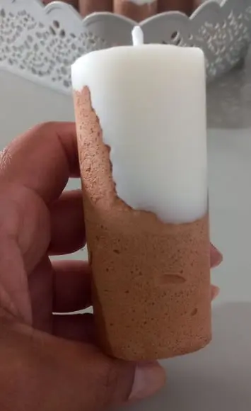 Vela Base Concreto Lembrancinha