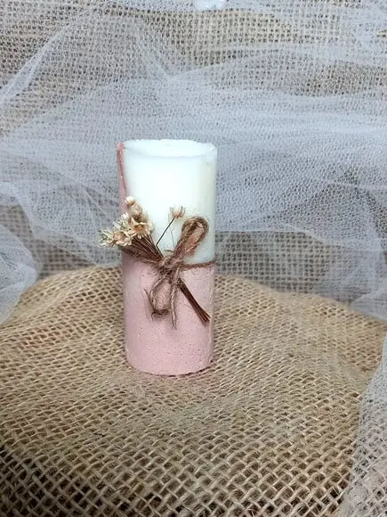 Vela Base Concreto Lembrancinha