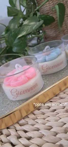 Vela Florzinha no Pote