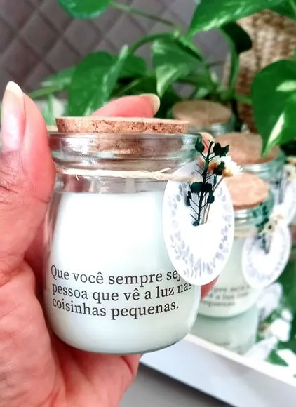 Vela Leiteira com Tampa Rolha