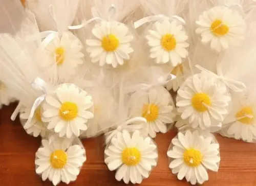 Vela Margarida Lembrancinha
