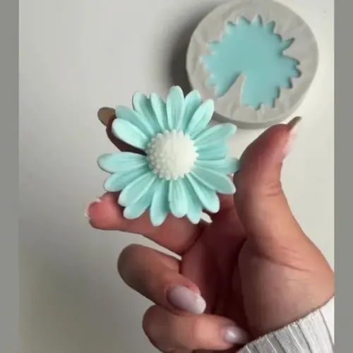 Vela Margarida no Palito Lembrancinha