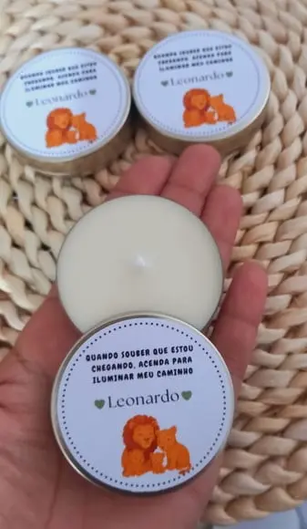 Vela Personalizada na Latinha 20g