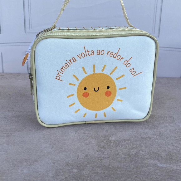 10 Lancheiras + 10 Tags - Primeira Volta ao Sol (luxo)
