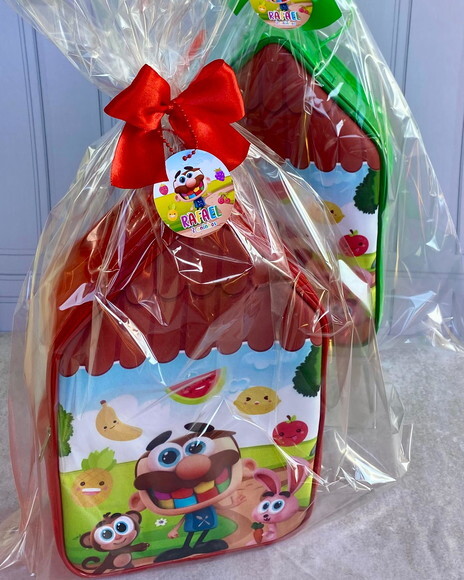 15 Maleta Cristal Casinha + Embalagem + Tag 20x30x10