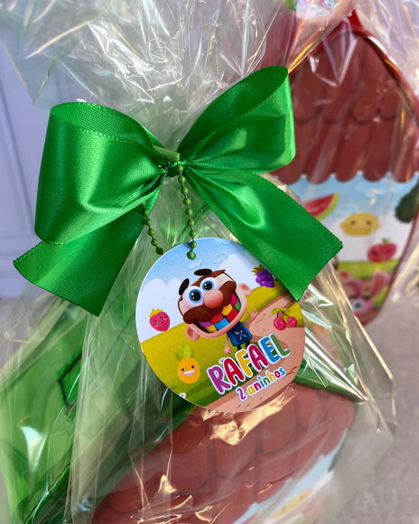 15 Maleta Cristal Casinha + Embalagem + Tag 20x30x10