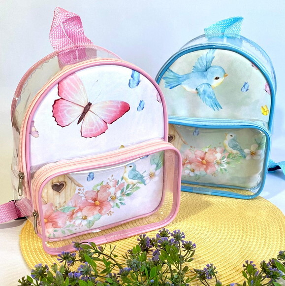 Kit Jardim das Borboletas - Mochila + Kit Colorir + Copo
