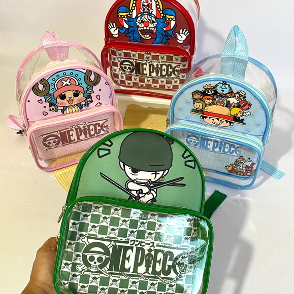 Mochila One Piece cristal com bolso