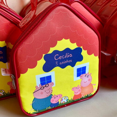 23 Maletas Cristal Casinha Personalizada