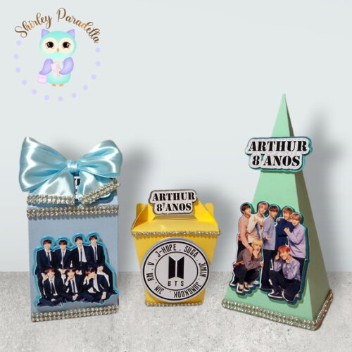 Kit Festa Bts Luxo - 20 Peças