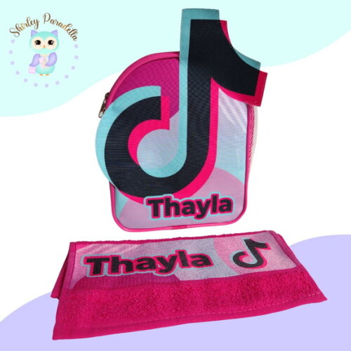 Kit Mochila 3d + Toalhinha