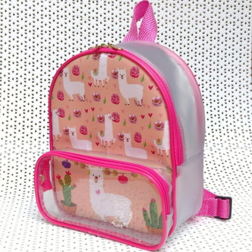 Mochila Lhama cristal com bolso