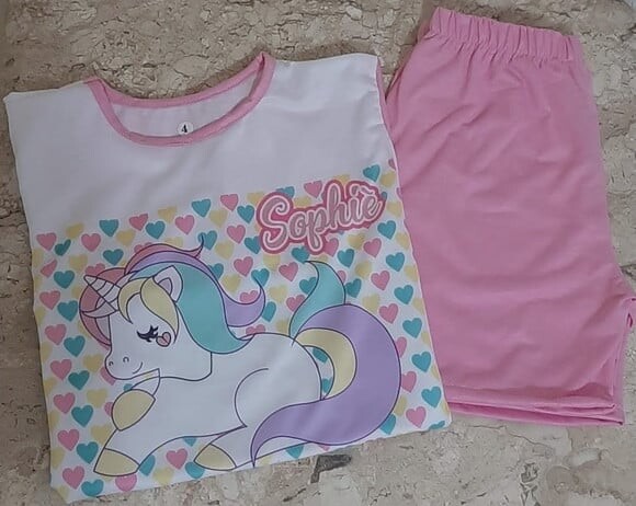 Pijama Curto Personalizado