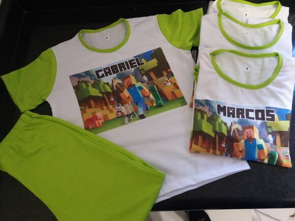 Pijama Curto Personalizado