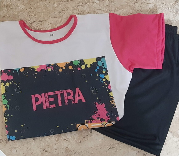 Pijama Curto Personalizado