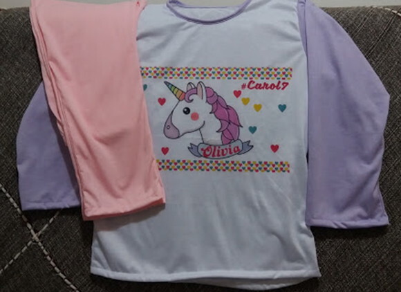 Pijama Longo Personalizado