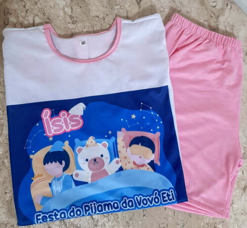 Pijama Curto Personalizado