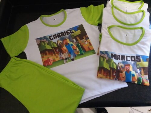 Pijama Curto Personalizado