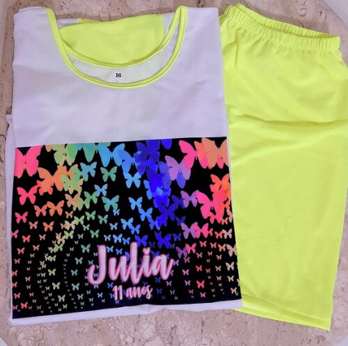 Pijama Curto Personalizado