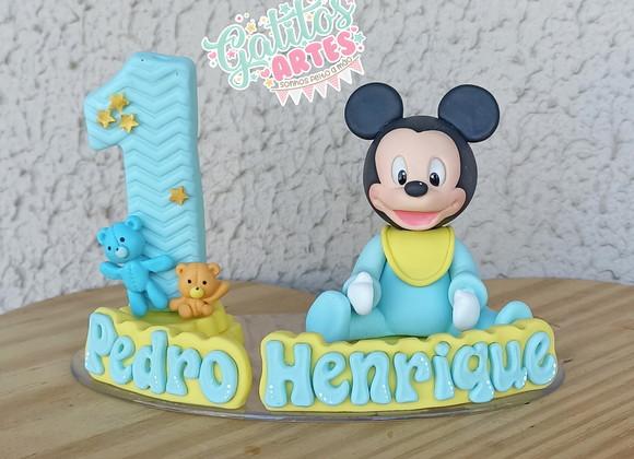 Topo de Bolo Mickey Baby