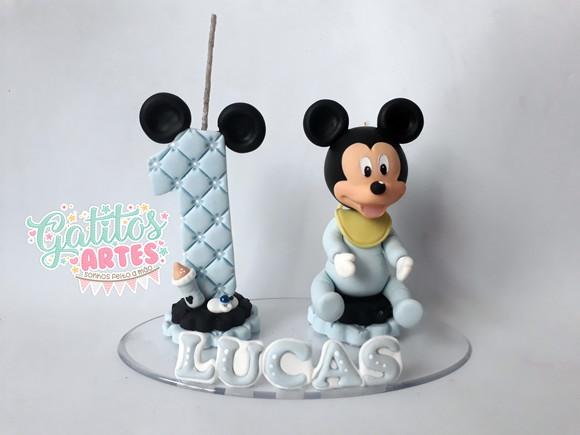 Topo de bolo Mickey Baby