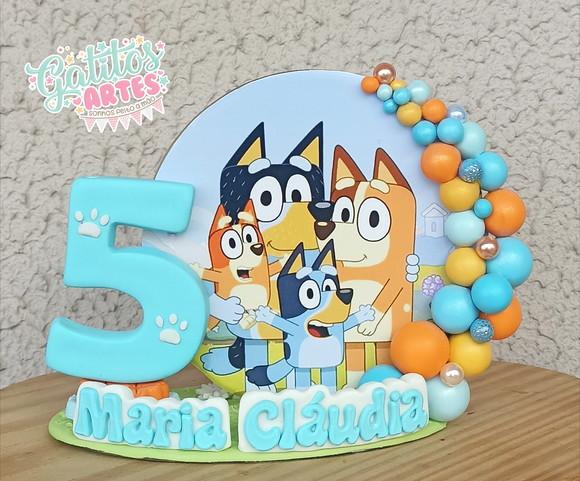 Vela Cenário Bluey e Bingo