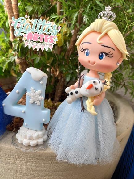 Topo de bolo Frozen