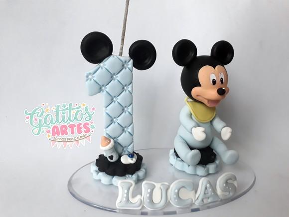 Topo de bolo Mickey Baby