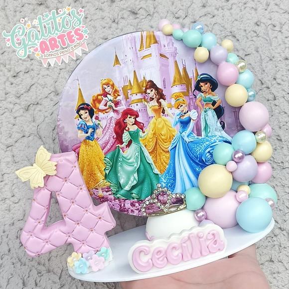 Vela Cenário Princesas